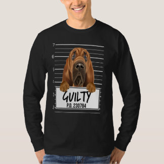 T-shirt Limier Photo de Face Chien Coupable
