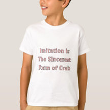 L'imitation est la forme la plus sincère du crabe