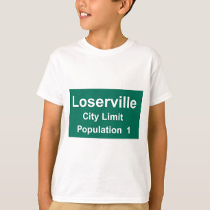 T-shirt Limite de ville de Loserville