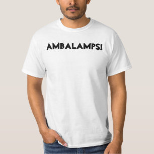 T-shirt Limité-Fonctionnaire AMBALAMPS "T blanc "