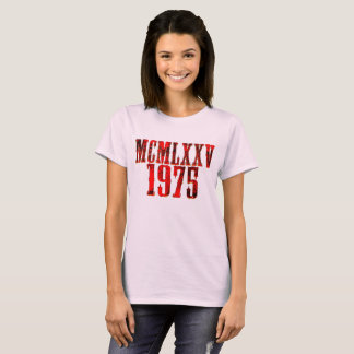 T-shirt Limited Edition 1975 Birthday 50 year