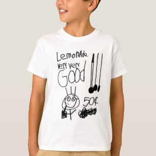 T-shirt Limonade à vendre - signe tiré par la main