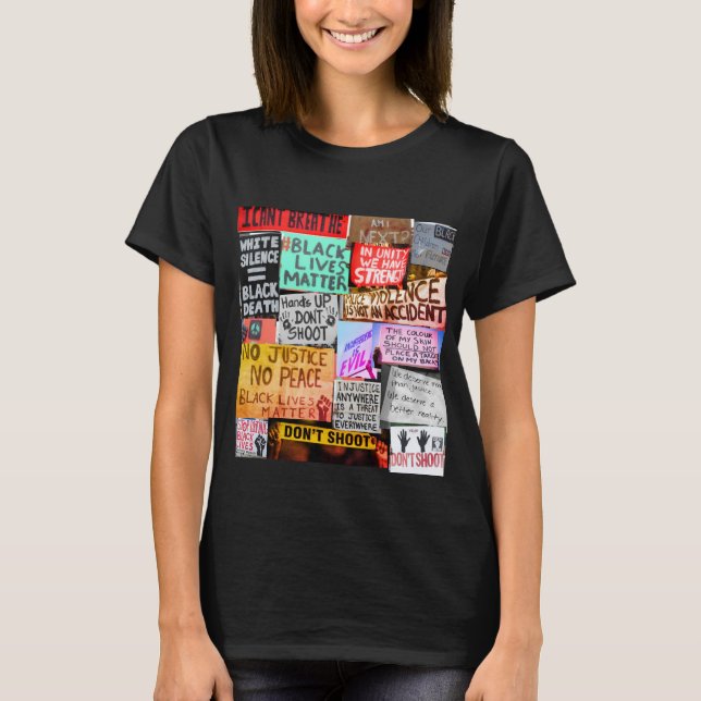 T-shirt L'importance des vies noires (Devant)