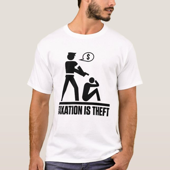 T-shirt L'imposition est chemise de vol (Devant)