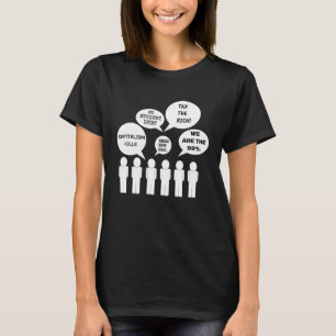 T-shirt L'impôt sur le capitalisme riche tue le Pr sociali