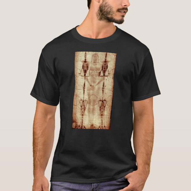 T-shirt Linceul de Turin, vue frontale (Devant)