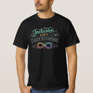 T-shirt L'inclusion commence par la compréhension de la ci