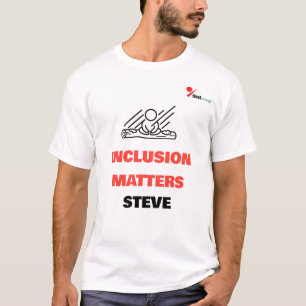 T-shirt L'inclusion compte Fierté pour le handicap Nom per