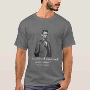 T-shirt Lincoln et citation