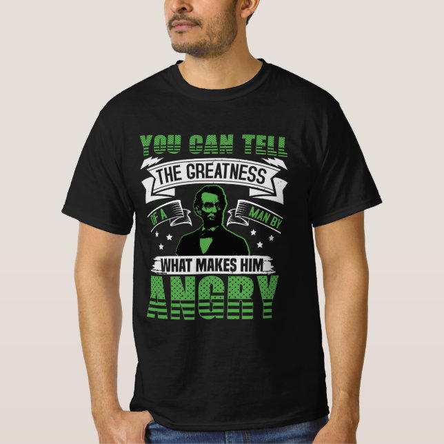 T-shirt Lincoln For President (Devant)