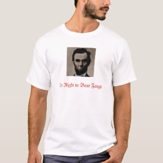 T-shirt Lincoln la droite de soutenir des crocs