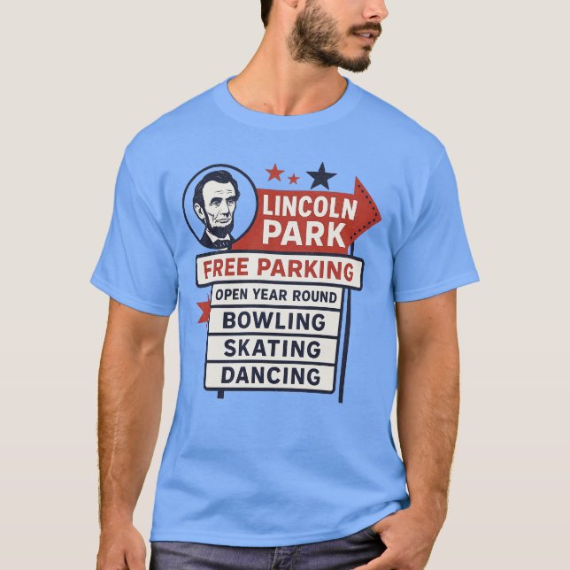 T-shirt Lincoln Park North Dartmouth, MA (Devant)