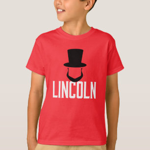 T-shirt LINCOLN - Top Hat & Beard