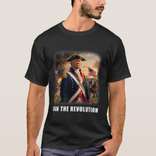 T-shirt L'incroyable Trump Patriotic Revolution 2024 Prési