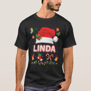 T-shirt Linda Santa Claus Casquette Famille Joyeux Noël No