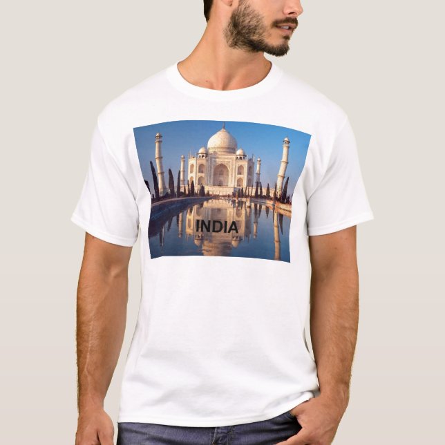 T-shirt L'Inde le Taj Mahal Angie (Devant)