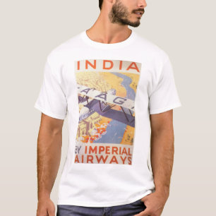 T-shirt L'Inde par Imperial Airways