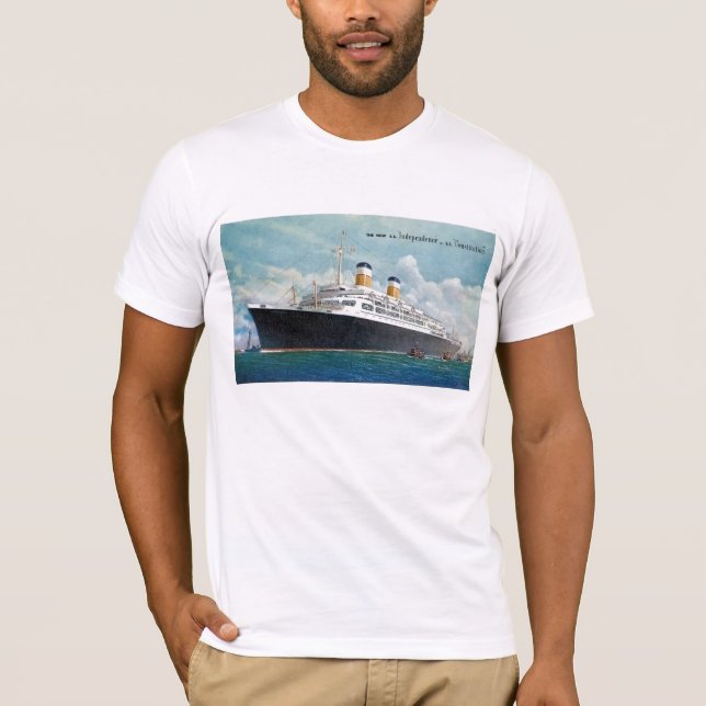 T-shirt L'indépendance d'USS et cru de constitution de (Devant)