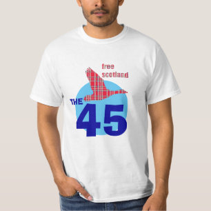 T-shirt L'indépendance écossaise #the45 libèrent le