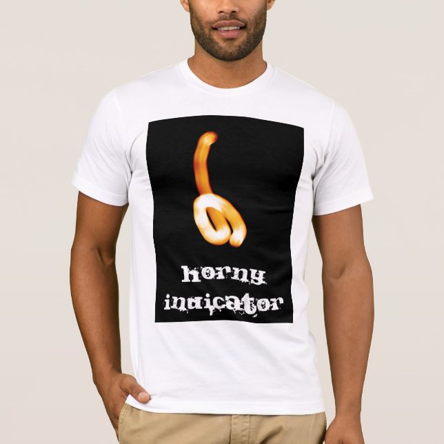 T-shirt L'indicateur Horny (Devant)