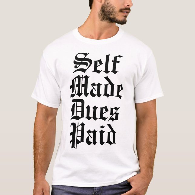 T-shirt L'individu a fait des droits payés (Devant)