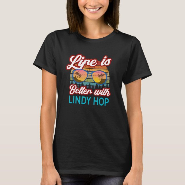 T-shirt Lindy Hop Dancers   With Lindy Hop (Devant)