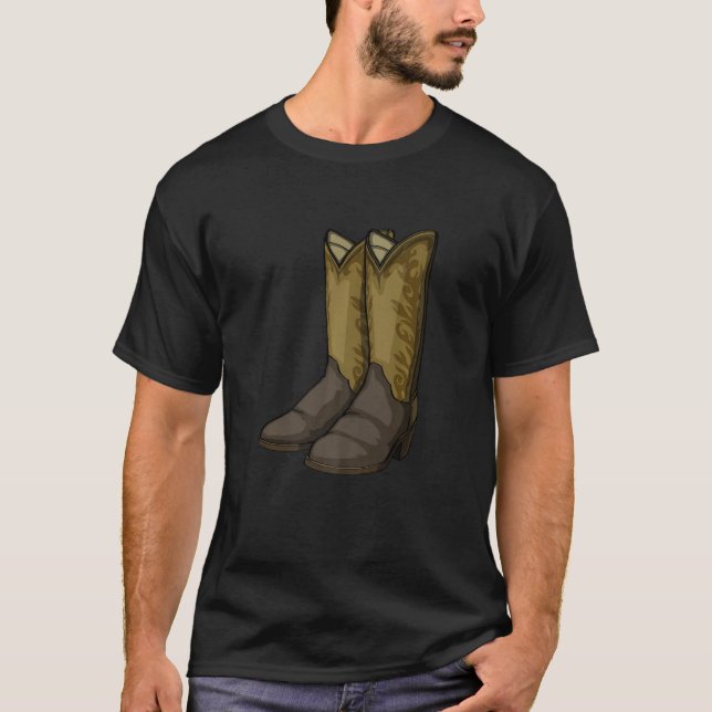 T-shirt Line Dance Addict Chaussures Hommes Classy Boots 2 (Devant)