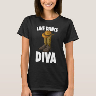 T-shirt Line Dance Diva Chaussures Hommes Classy Boots