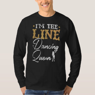 T-shirt Line Dancing Pays Western Dance Cowgirl Danseuse