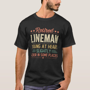 T-shirt Lineman à la retraite