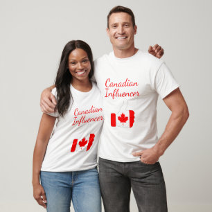 T-shirt L'Influenceur canadien monte la route du phare