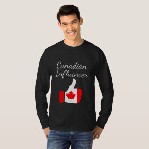 T-shirt L'Influenceur canadien monte la route du phare