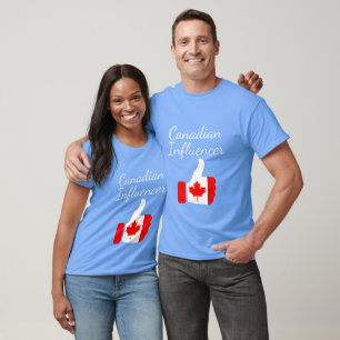 T-shirt L'Influenceur canadien monte la route du phare