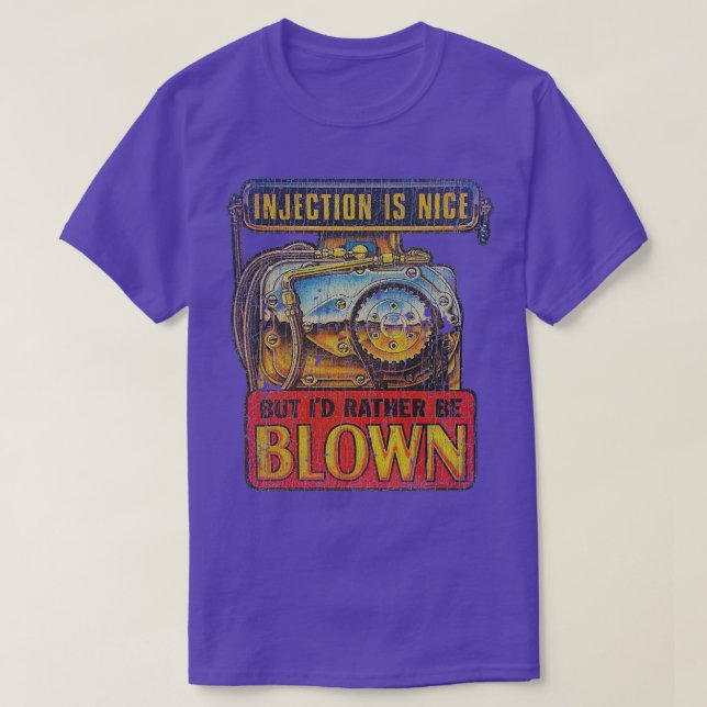 T-shirt L'Injection Est Agréable, Mais Je Préfère Être Fra (Design devant)