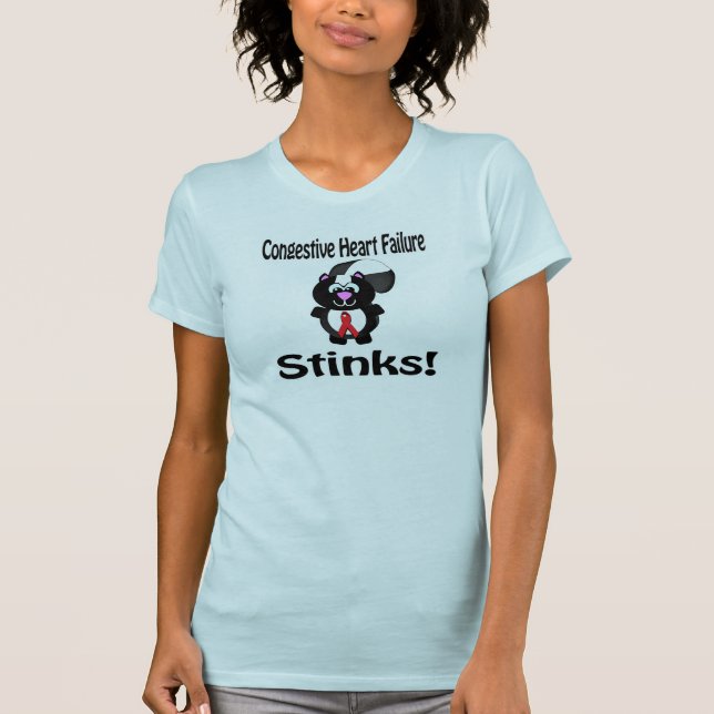 T-shirt L'insuffisance cardiaque congestive pue la sensibi (Devant)