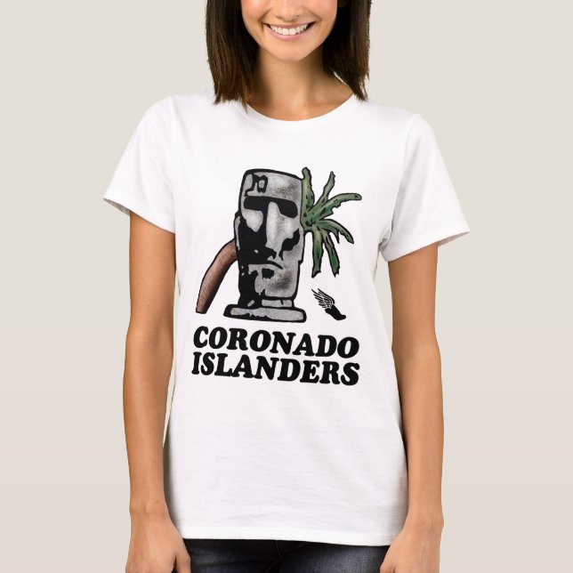 T-shirt L'insulaire de la femme blanche avant de Haynes (Devant)