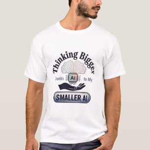 T-shirt L'intelligence artificielle Penser un Humour plus 
