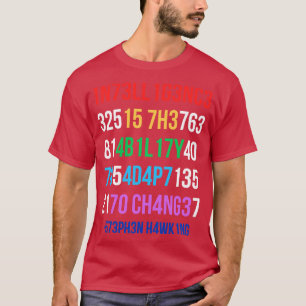 T-shirt L'Intelligence Est La Capacité De S'Adapter Au Cha