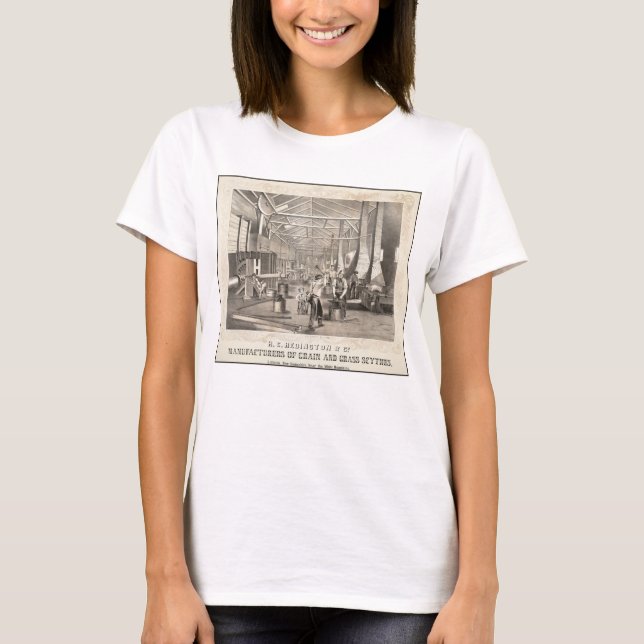 T-shirt L'Intérieur Du Bâtiment De H.C. Redington & Compan (Devant)