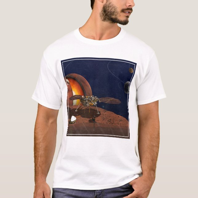 T-shirt L'interprétation de l'artiste de la Lander de visi (Devant)