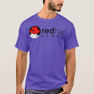 T-shirt Linu redhat amant tee Penguin Tu Open Source