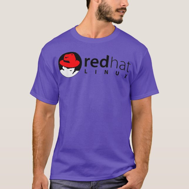 T-shirt Linu redhat amant tee Penguin Tu Open Source (Devant)
