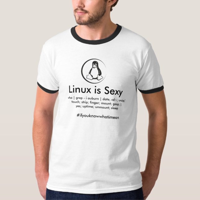 T-shirt Linux est sexy (Devant)