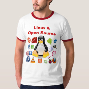 T-shirt Linux et Open Source