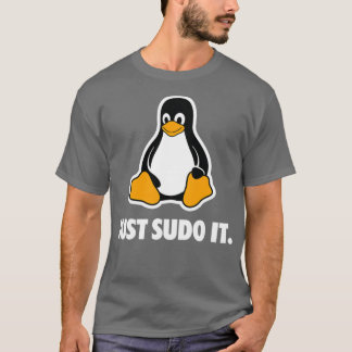 T-shirt Linux Just Sudo it 