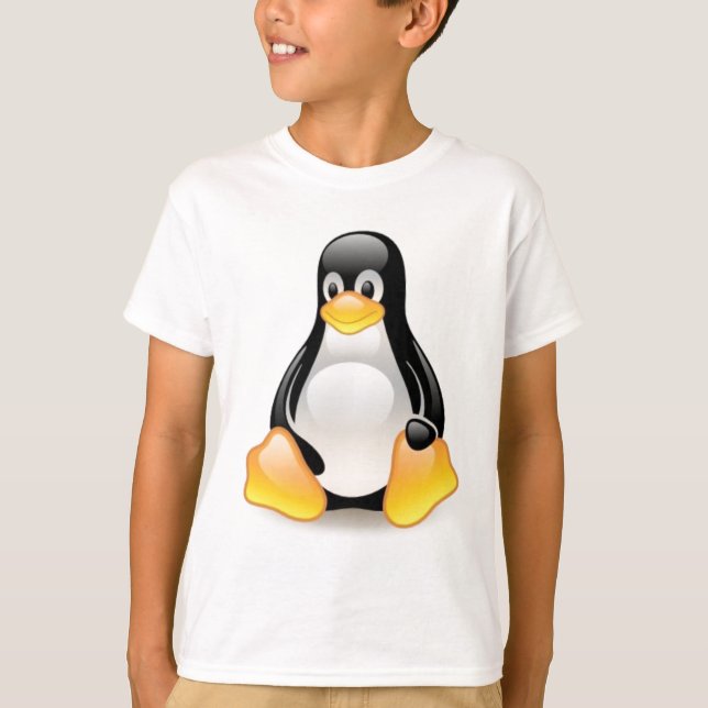 T-shirt Linux-pingouin-Tux (Devant)