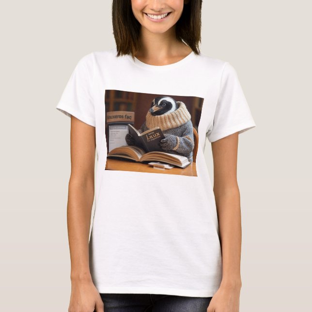 T-shirt Linuxeros FAQ (Devant)