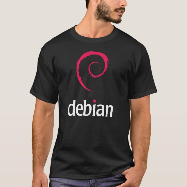 T-Shirt Linuxs Debian (Vorderseite)