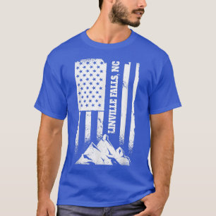 T-shirt Linville Falls NC Caroline du Nord Patrioti améric