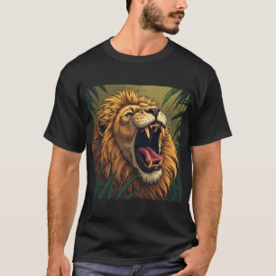 T-shirt Lion à l'état brut
